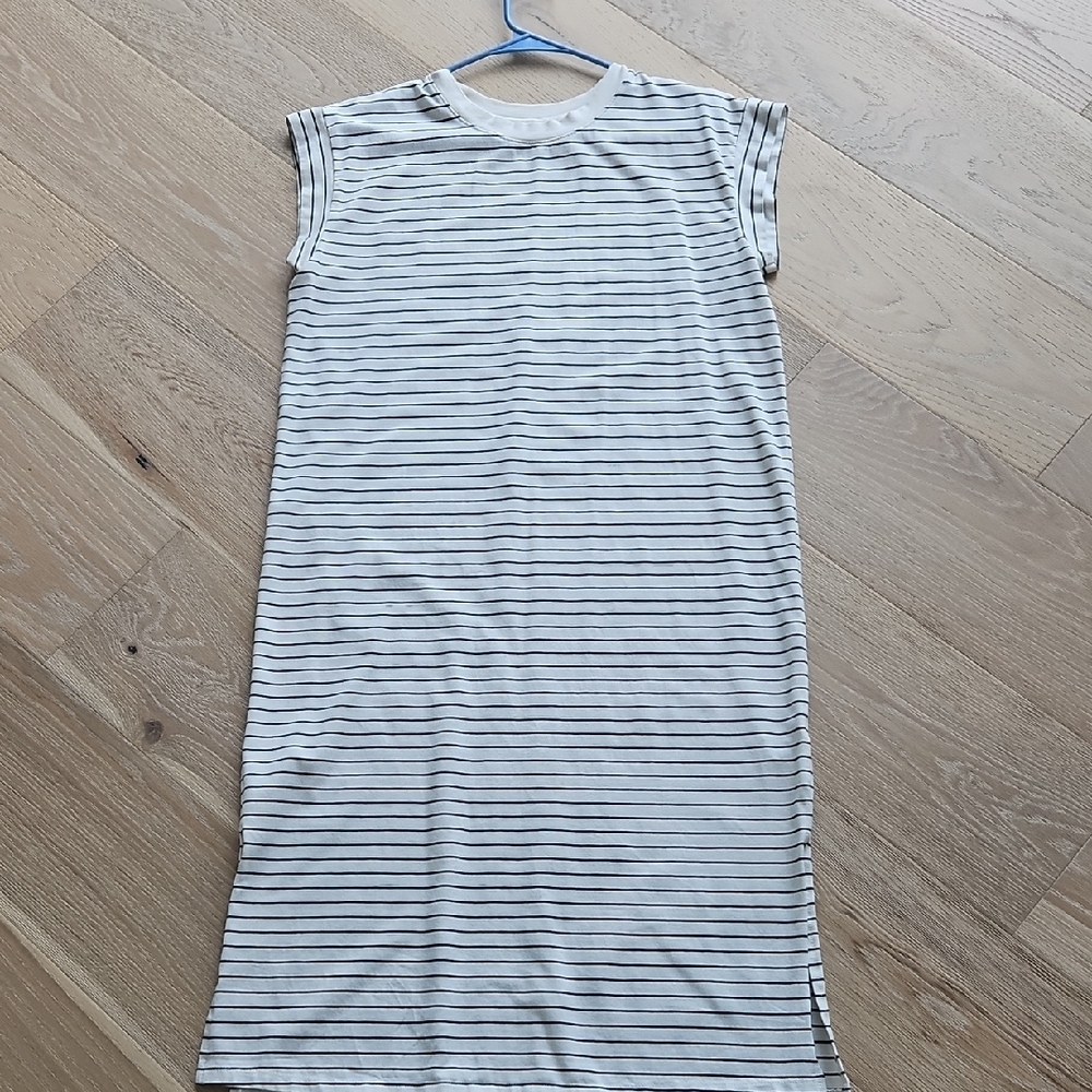A New Day Black and White Striped Dress